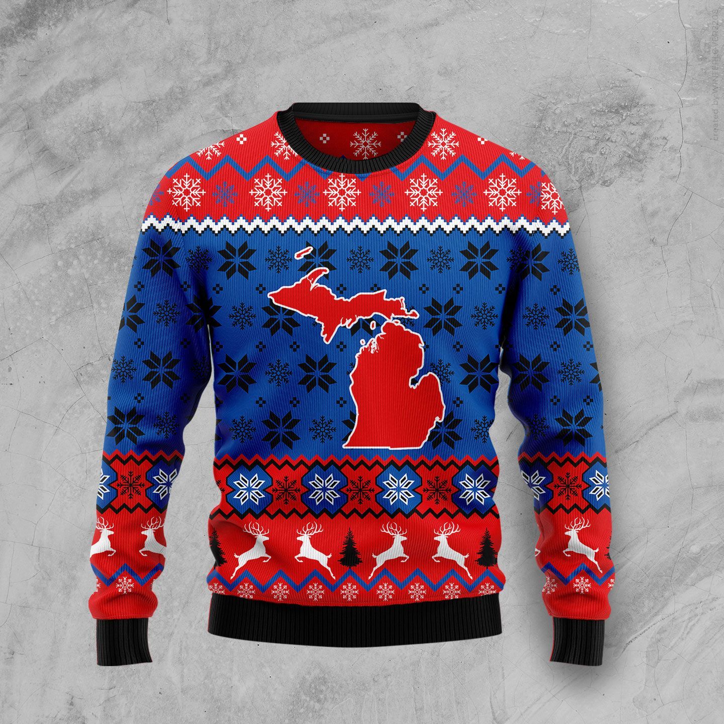 Sweet Home Michigan Hz92405 Ugly Christmas Sweater