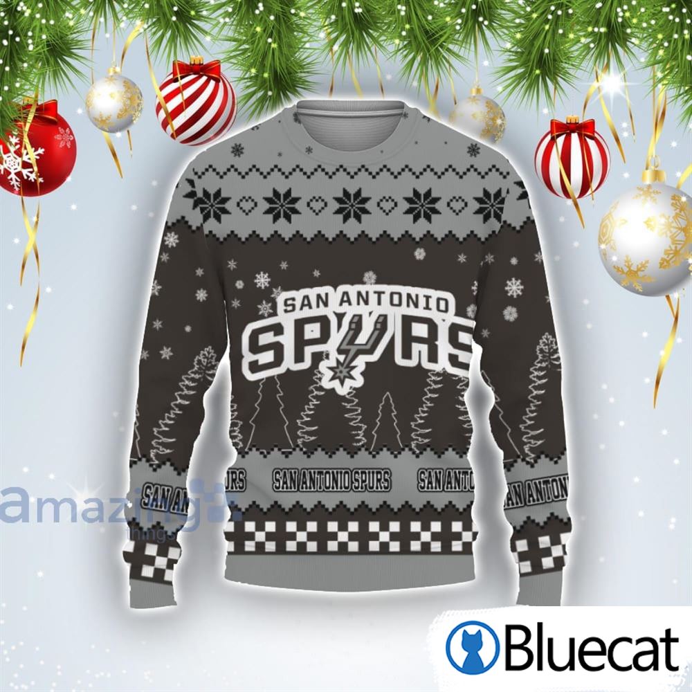 Team Logo San Antonio Spurs Ugly Christmas Sweater