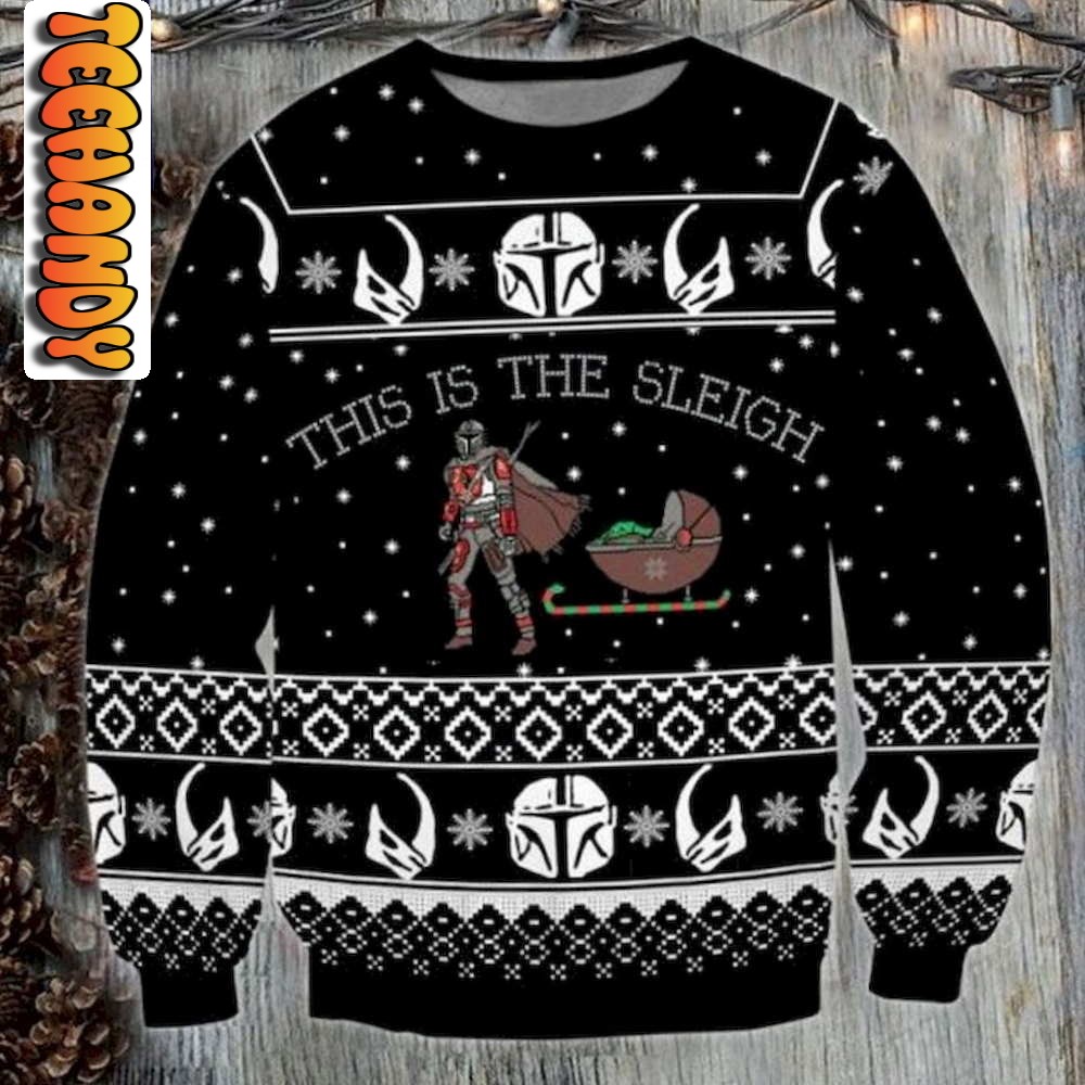 This Is The Sleigh Ugly Christmas Sweater