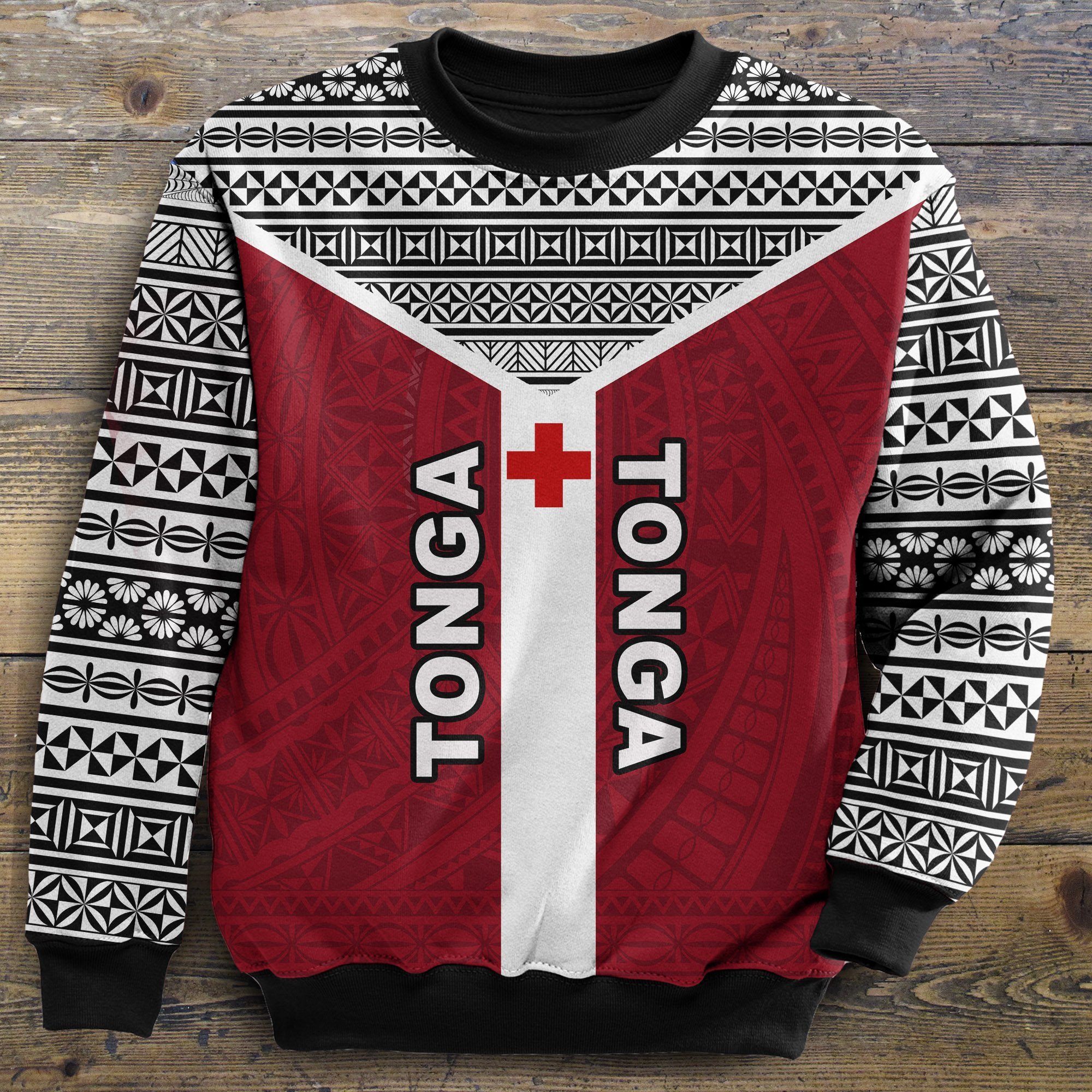 Tonga Sweatshirt  My Homeland (Knitted Long Sleeved Sweater) 