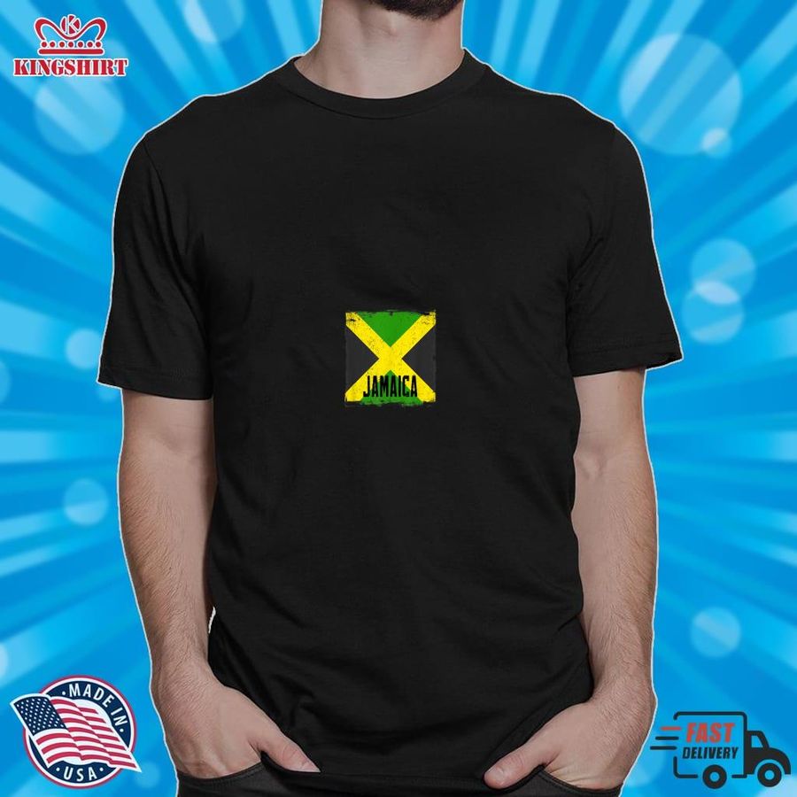 Vintage Jamaica Flag Heritage Roots Jamaican Pride