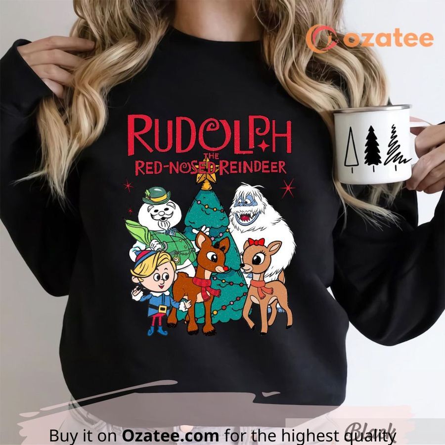 Vintage Rudolph The Red Nosed Reindeer Sweatshirt, Vintage Christmas Movie Shirt