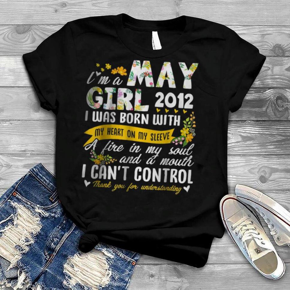 10th Birthday Floral Girl Limited Edition May 2012 T Shirt