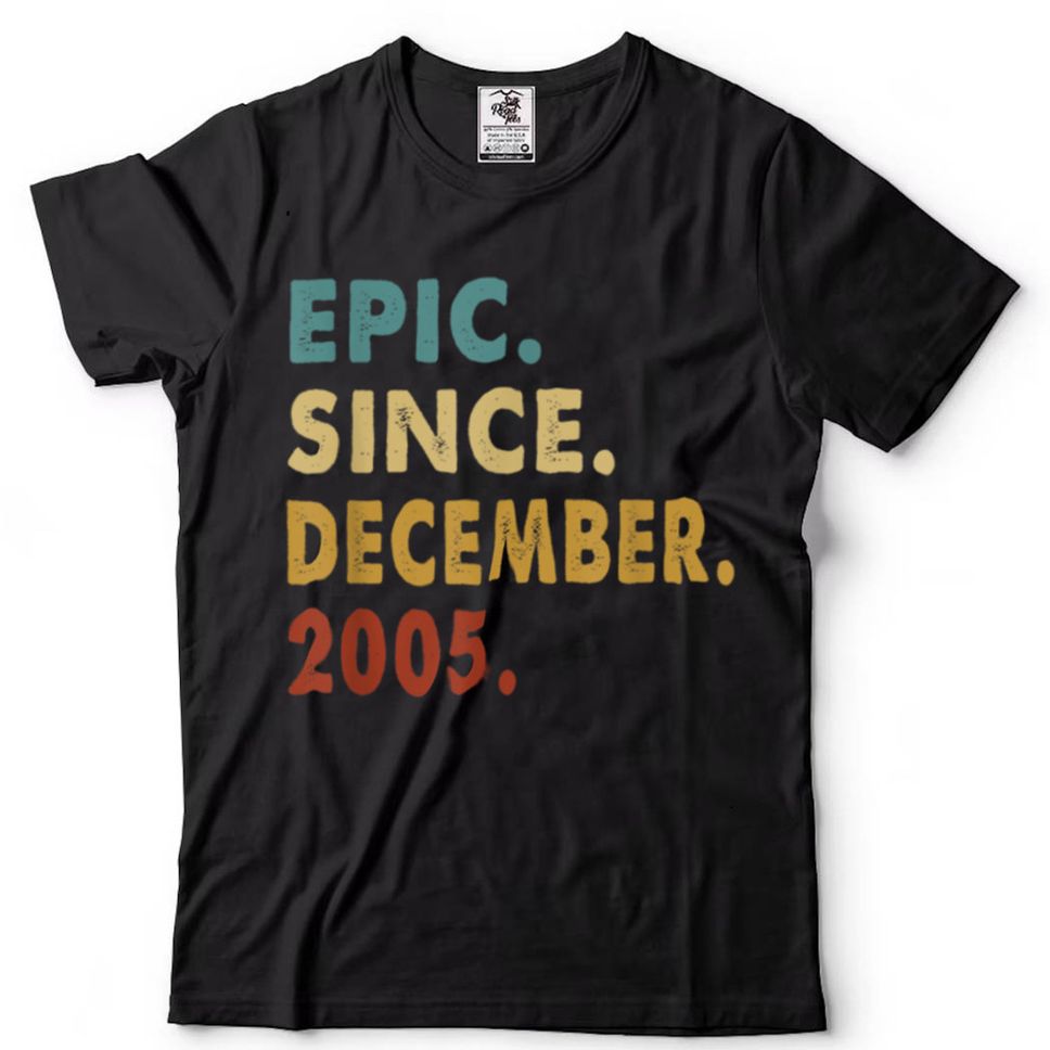 16 Years Old Gifts Epic Since December 2005 16th Birthday T Shirt Hoodie, Sweter Shirt