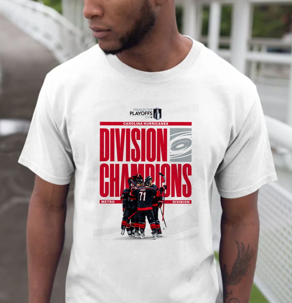 2022 Carolina Hurricanes Champions Metropolitan Division Stanley Cup Playoffs T Shirt