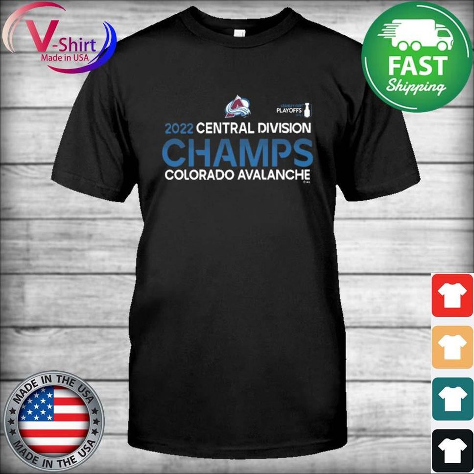 2022 Stanley Cup Playoffs Central Division Champions Colorado Avalanche Shirt