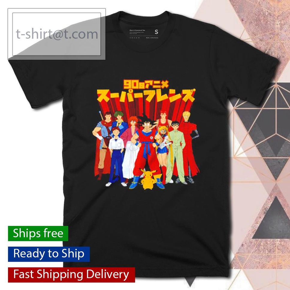 90s Anime Super Friends Shirt