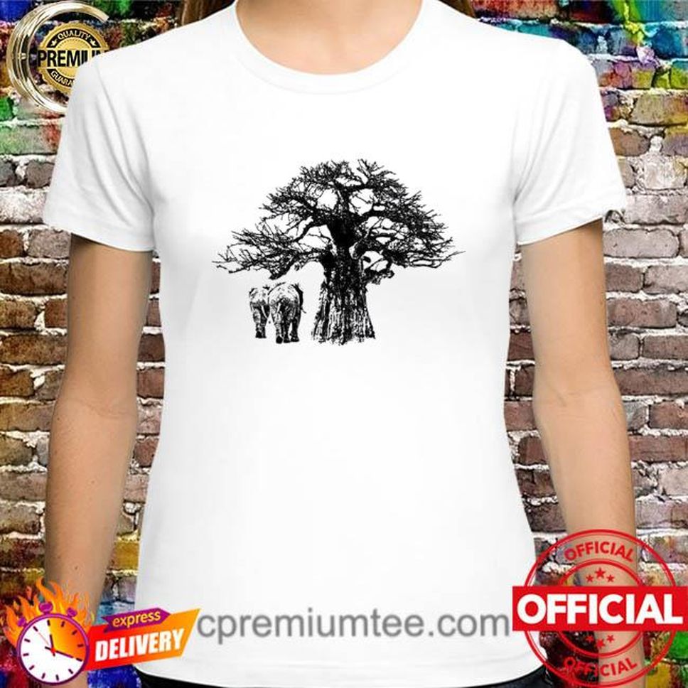 Africa Baobab Tree And Elephants Shirt
