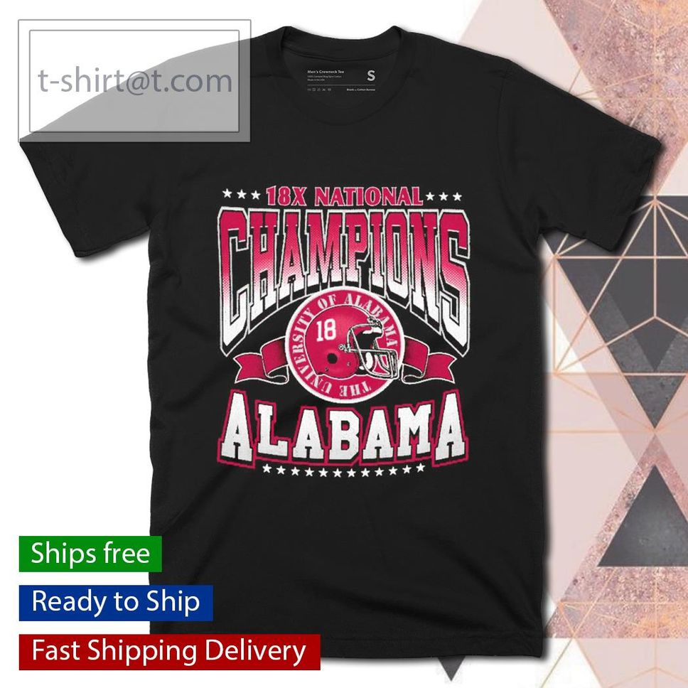 Alabama Crimson Tide 18x National Champs Rocker '47 Vintage Shirt