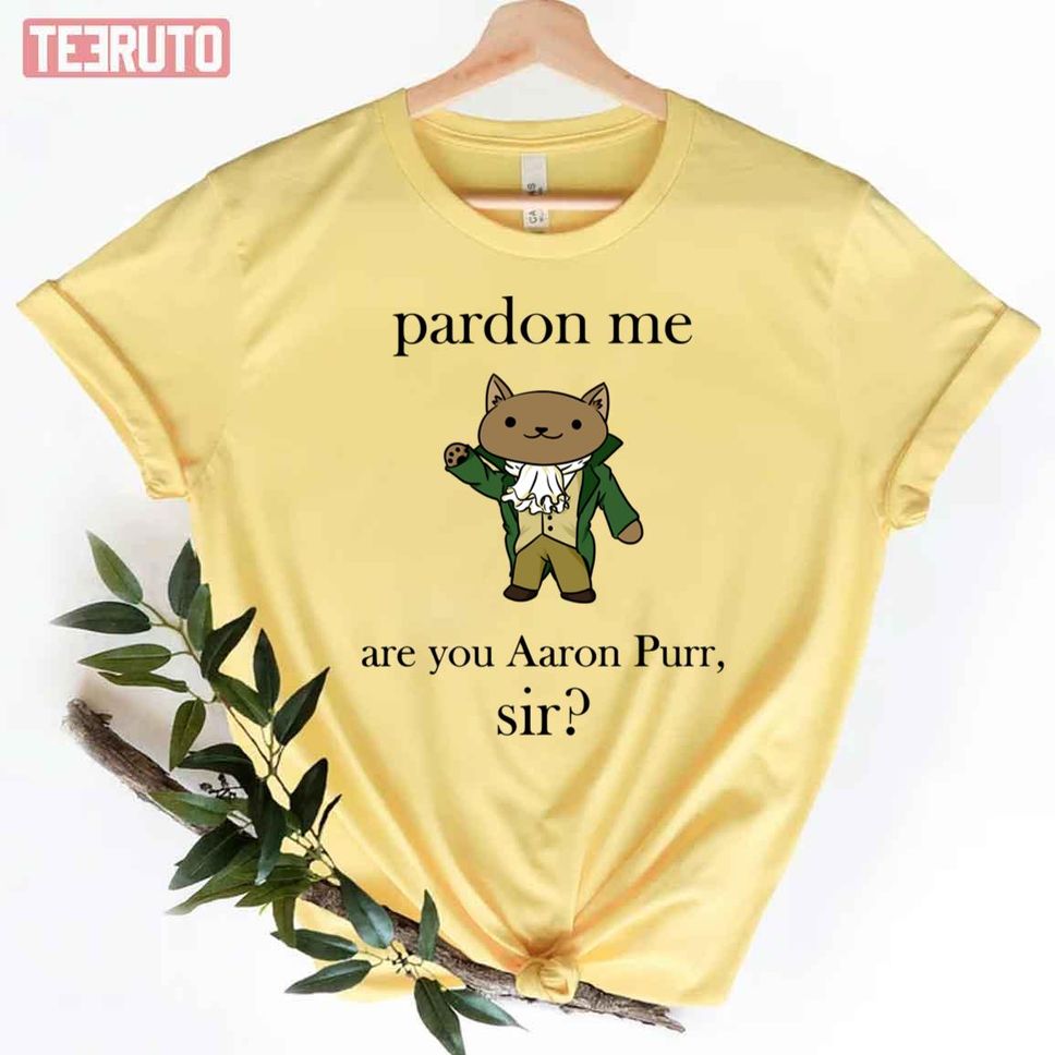 Alexander Hamilcat Pardon Me Are You Aaron Purr Unisex T Shirt