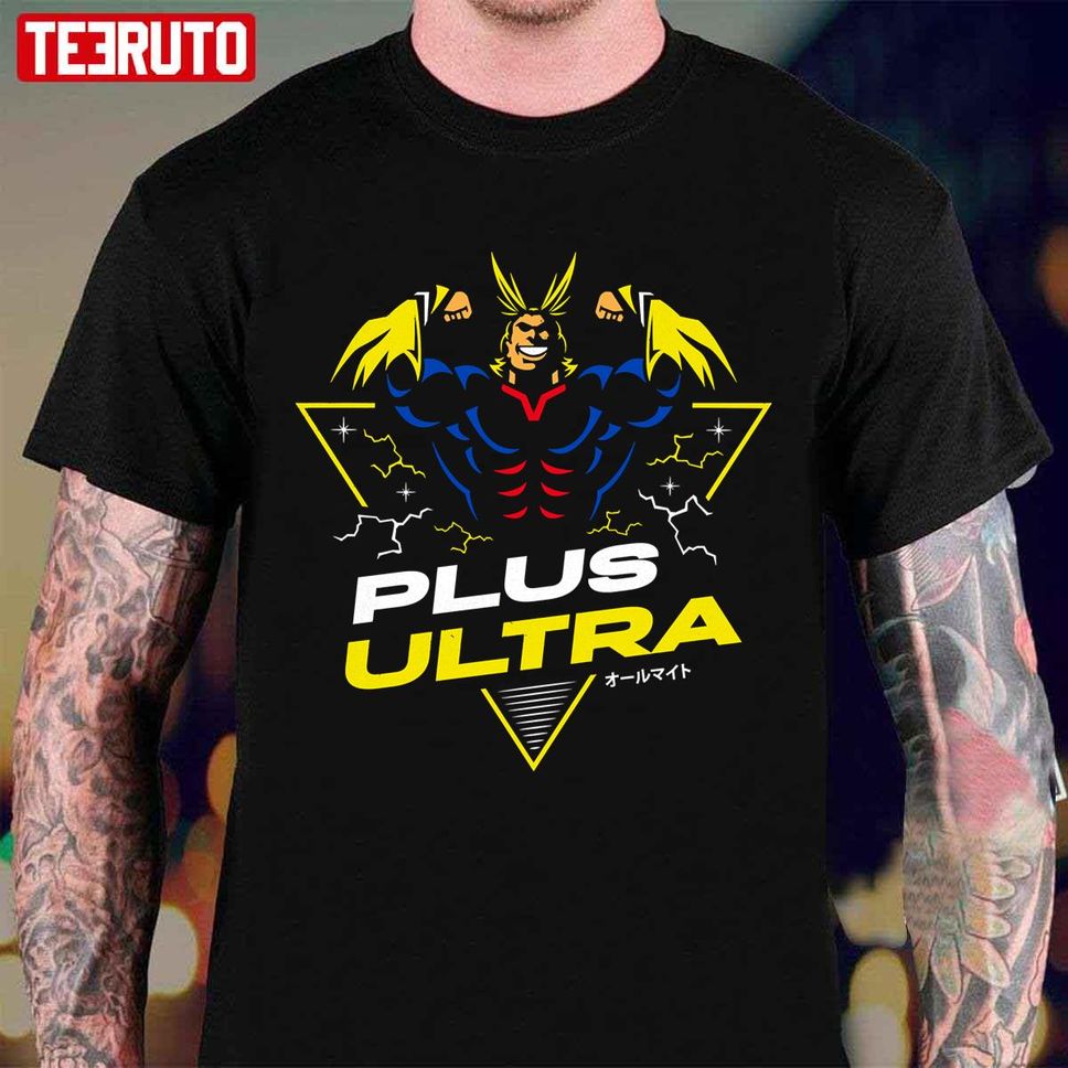 Bowling slank vaardigheid All Might My Hero Academia Gym The Pro Hero Plus Ultra Unisex T Shirt