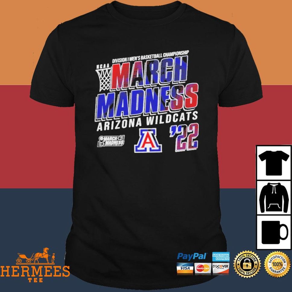 Arizona wildcats 2022 ncaa Division I men's basketball championship march madness Tshirt