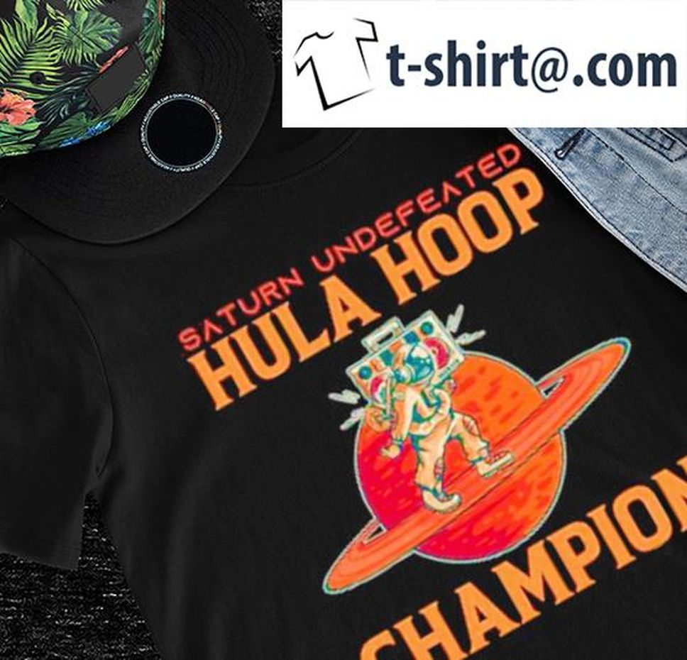 Astronaut Planet Jokes Saturn Hula Hoop Champion Shirt