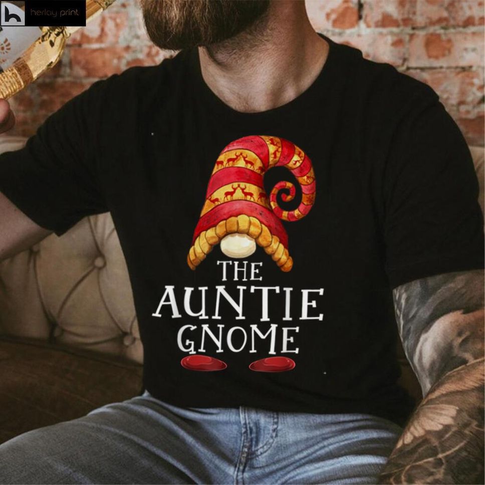 Auntie Gnome Xmas Family Matching Group Christmas Outfits T Shirt Hoodie, Sweater Shirt