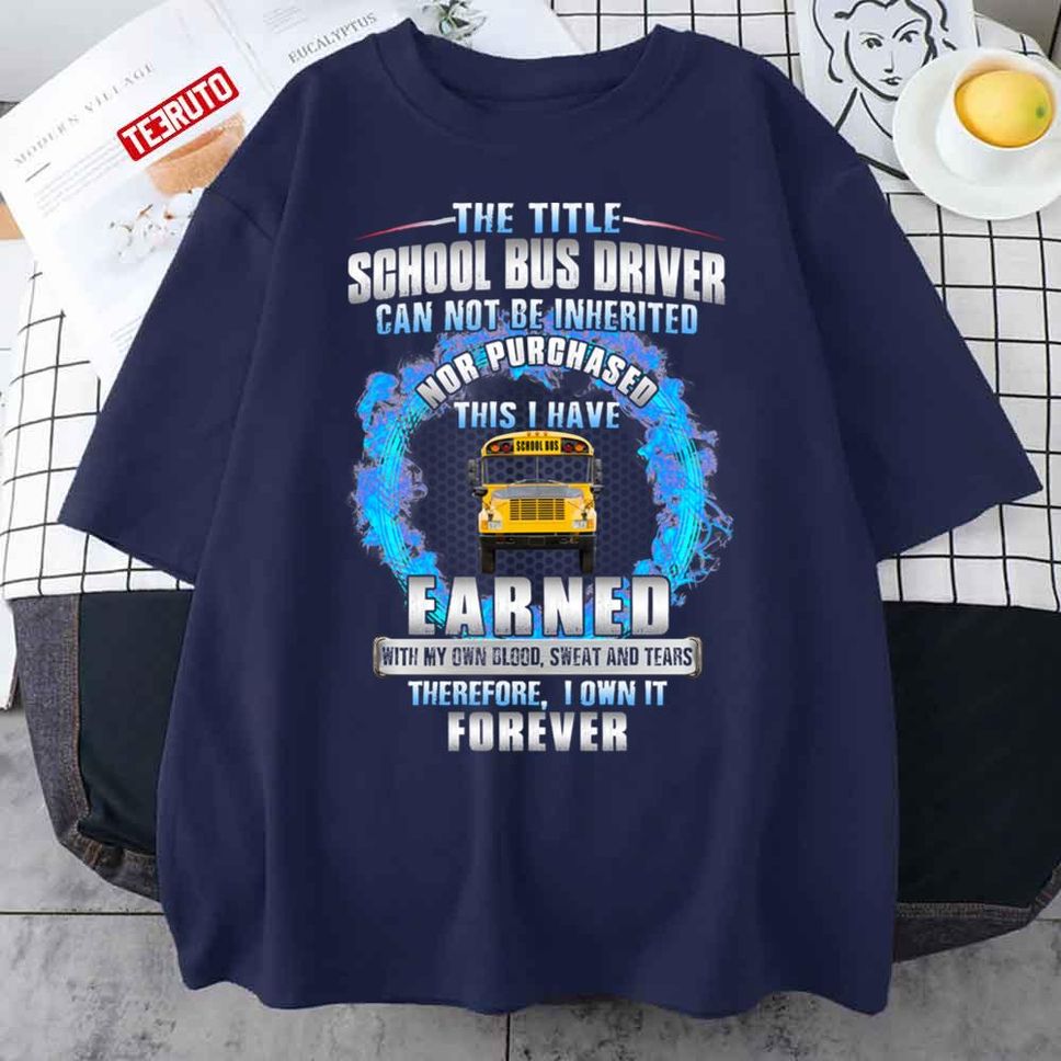 Awesome Dedicated School Bus Driver Unisex T Shirt