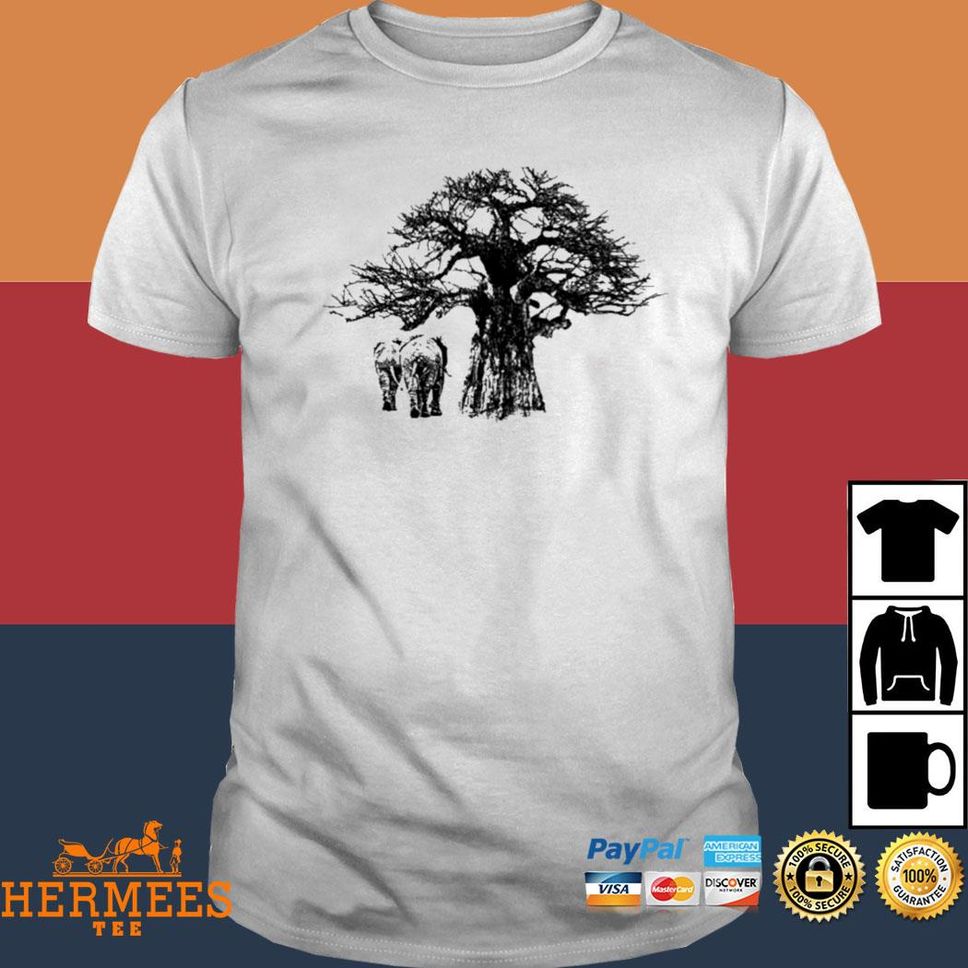 Baobab Tree And Elephants Shirt