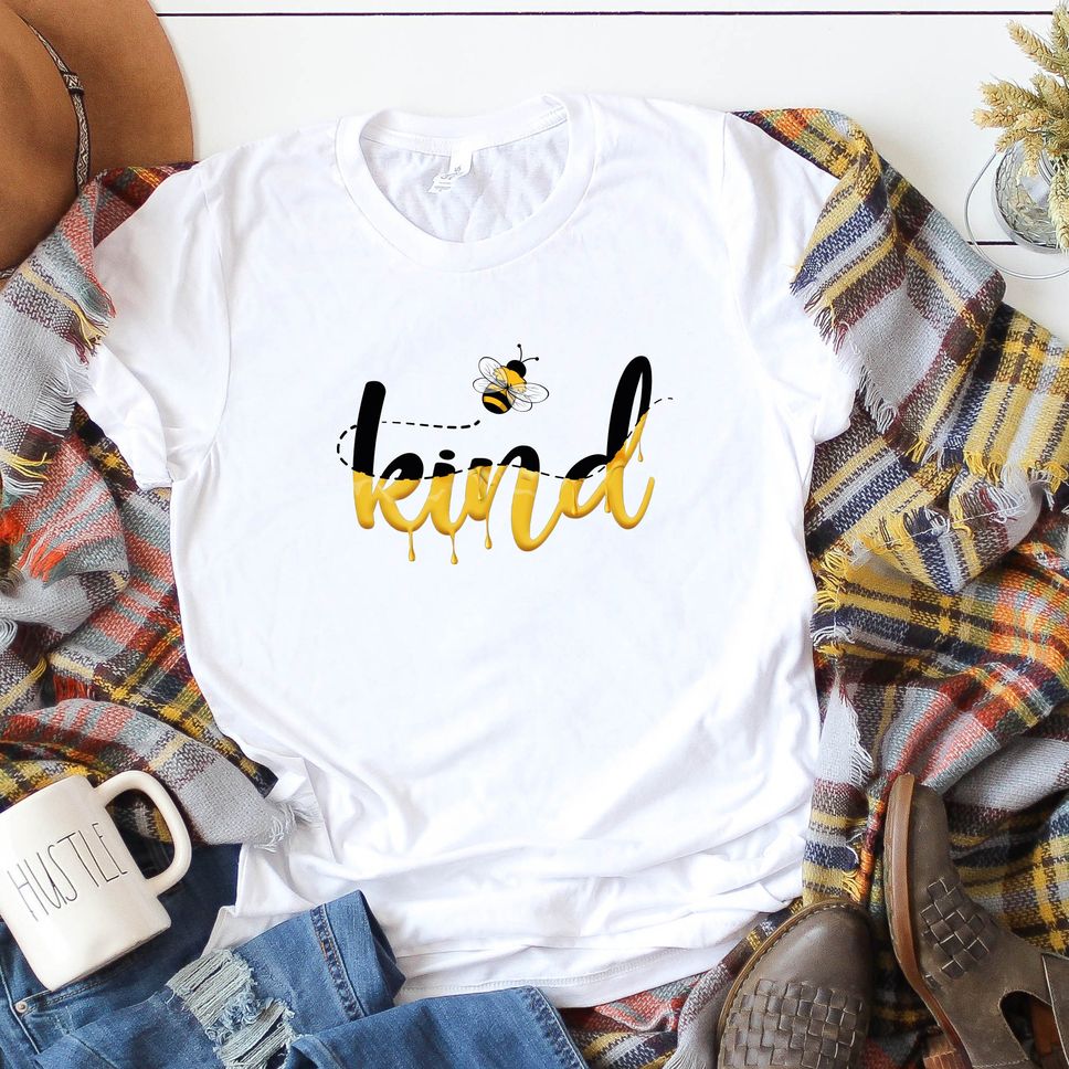 Be Kind TShirt Bee Kind Gift Inspirational Shirt