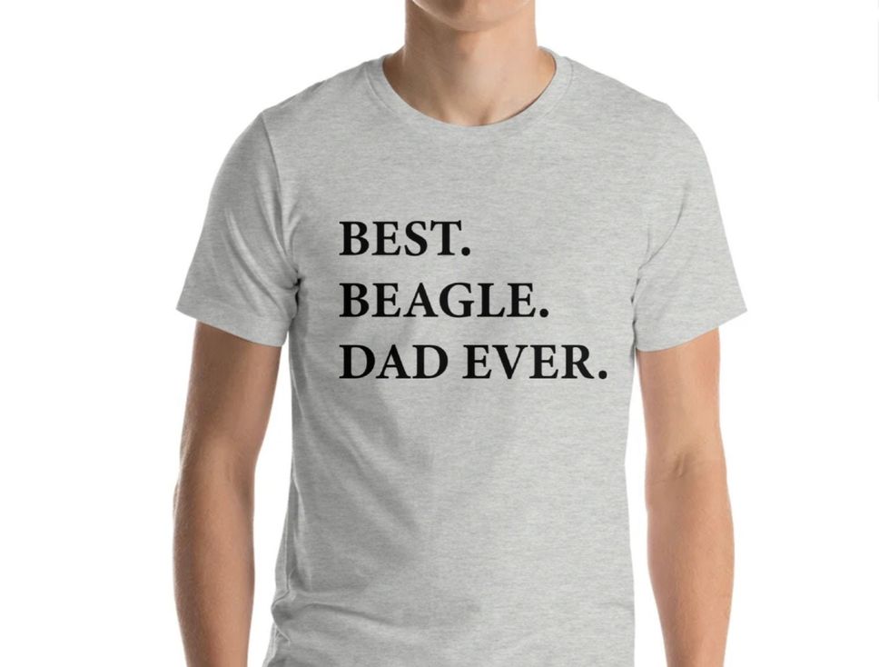 Beagle Dad TShirt Best Beagle Dad Ever shirt Mens Gift 1997