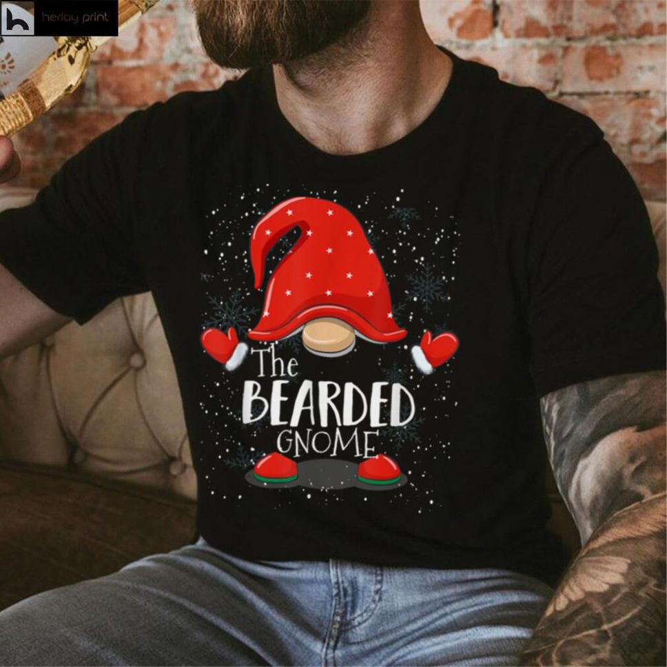 Bearded Gnome Matching Family Group Christmas T Shirt Hoodie, Sweater Shirt