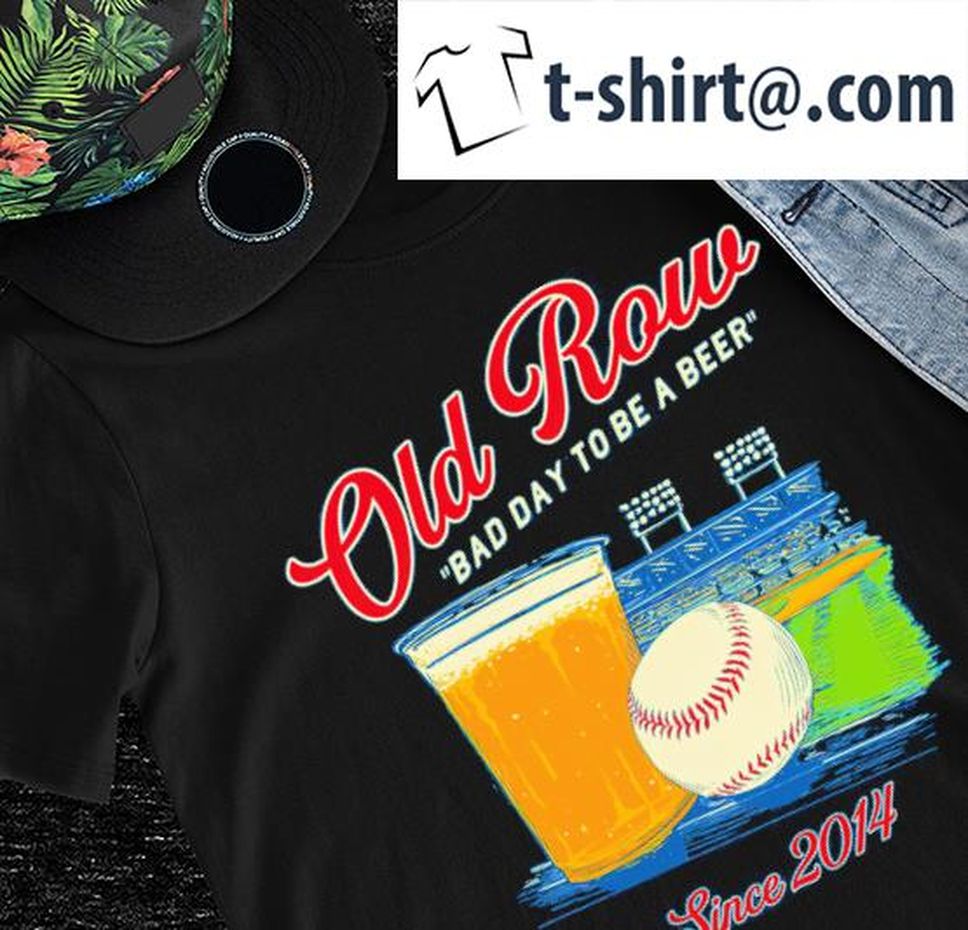 Beer and baseball bad day to be a beer 2014 shirt