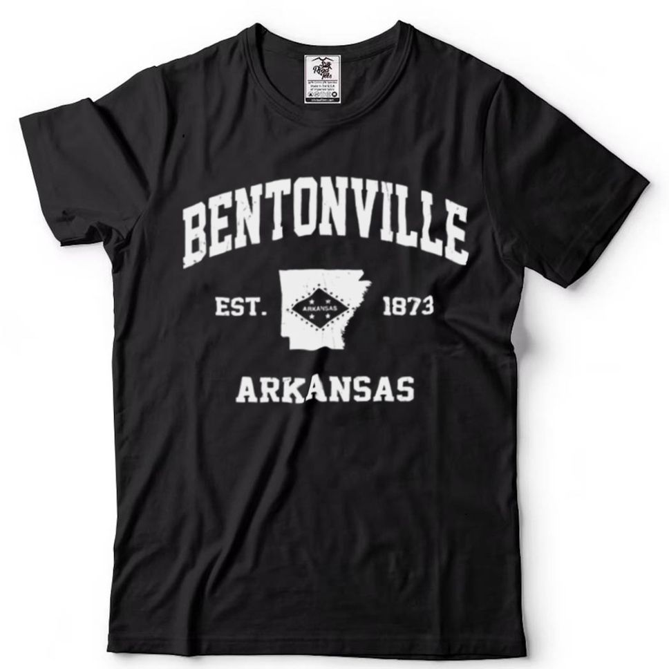 Bentonville Arkansas AR Vintage State Athletic Style Shirt Hoodie, Sweter Shirt