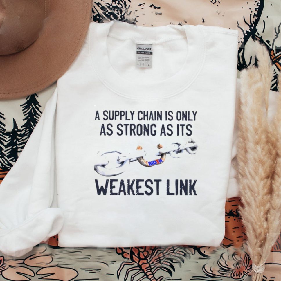 Best A Supply Chain Is Only As Strong As Its Weakest Link Shirt