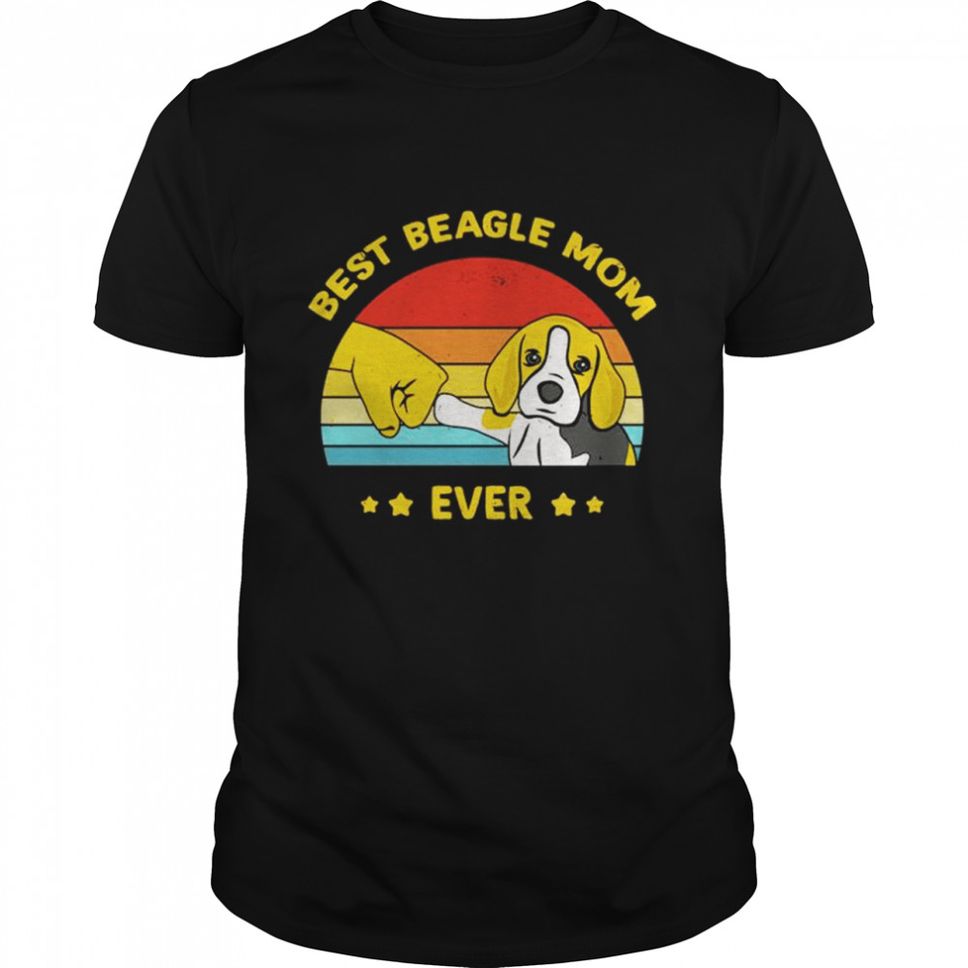 Best Beagle Mom Ever Vintage Shirt