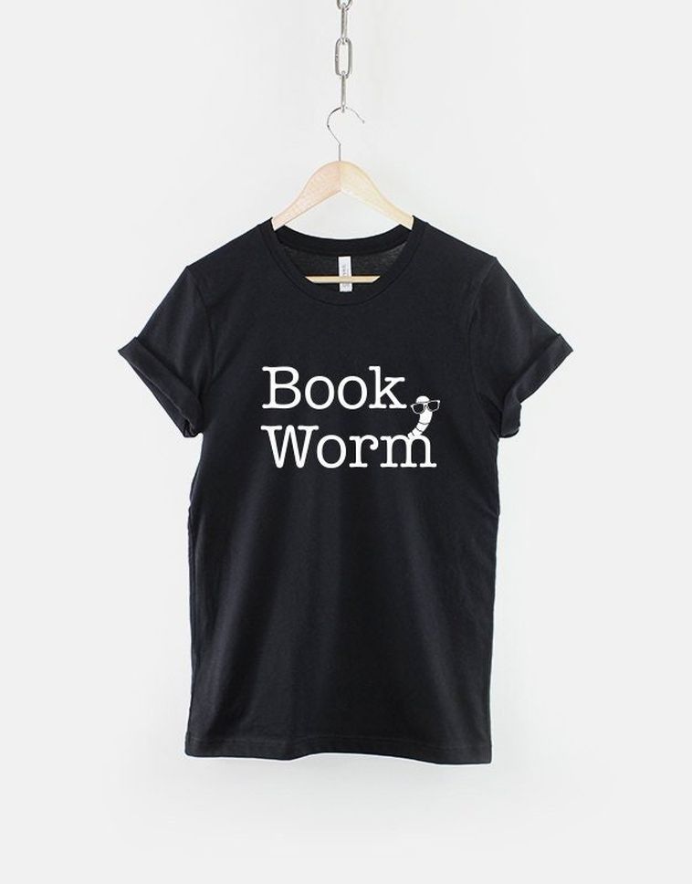 Book Worm Funny Hipster Student TShirt