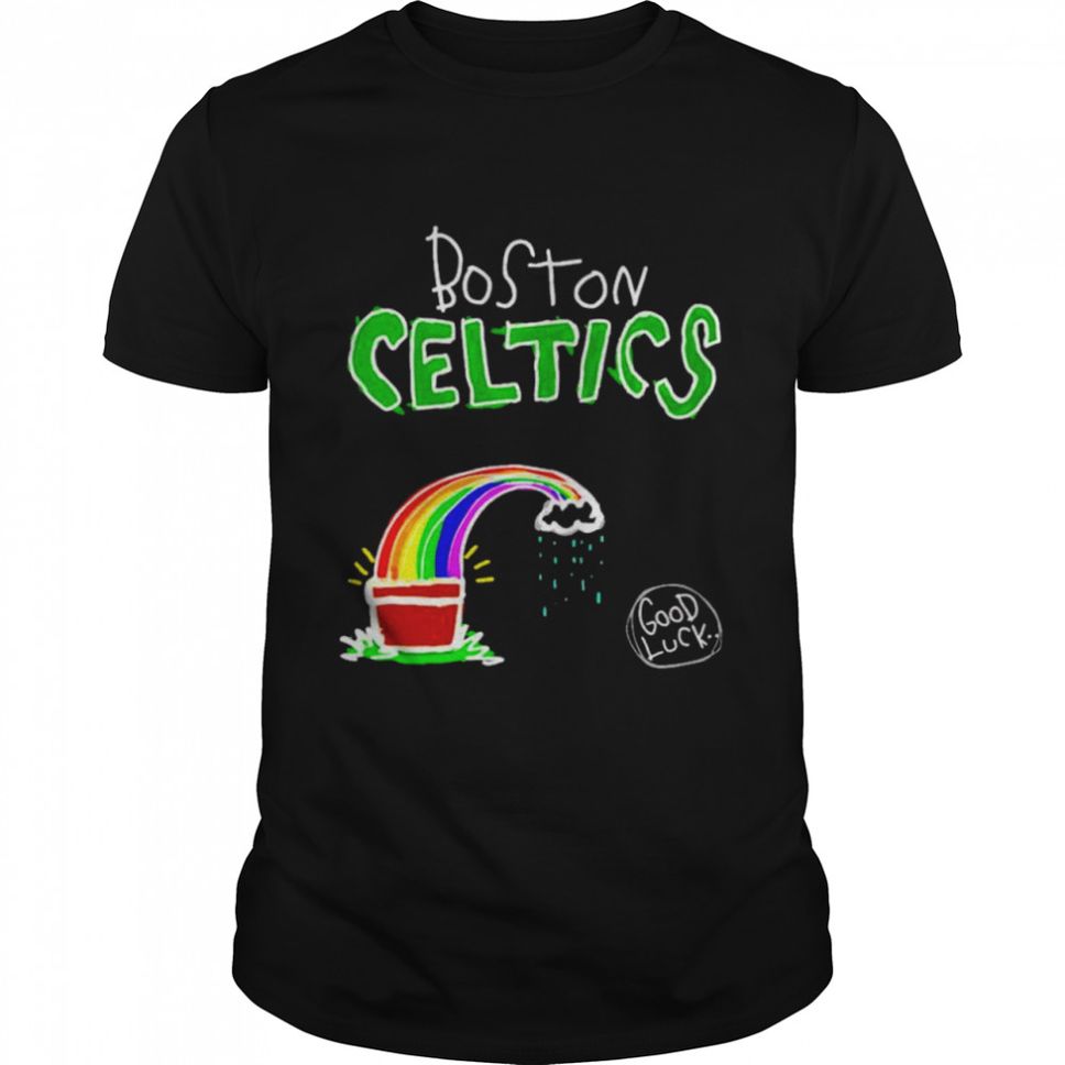 Boston Celtics rainbow good luck shirt