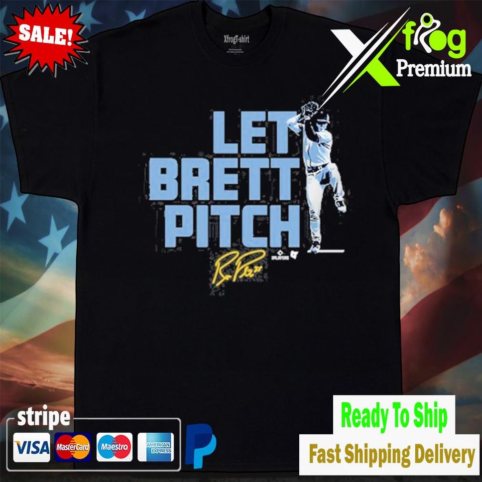 BrettphillipsletbrettpitchtshirtTshirtblack