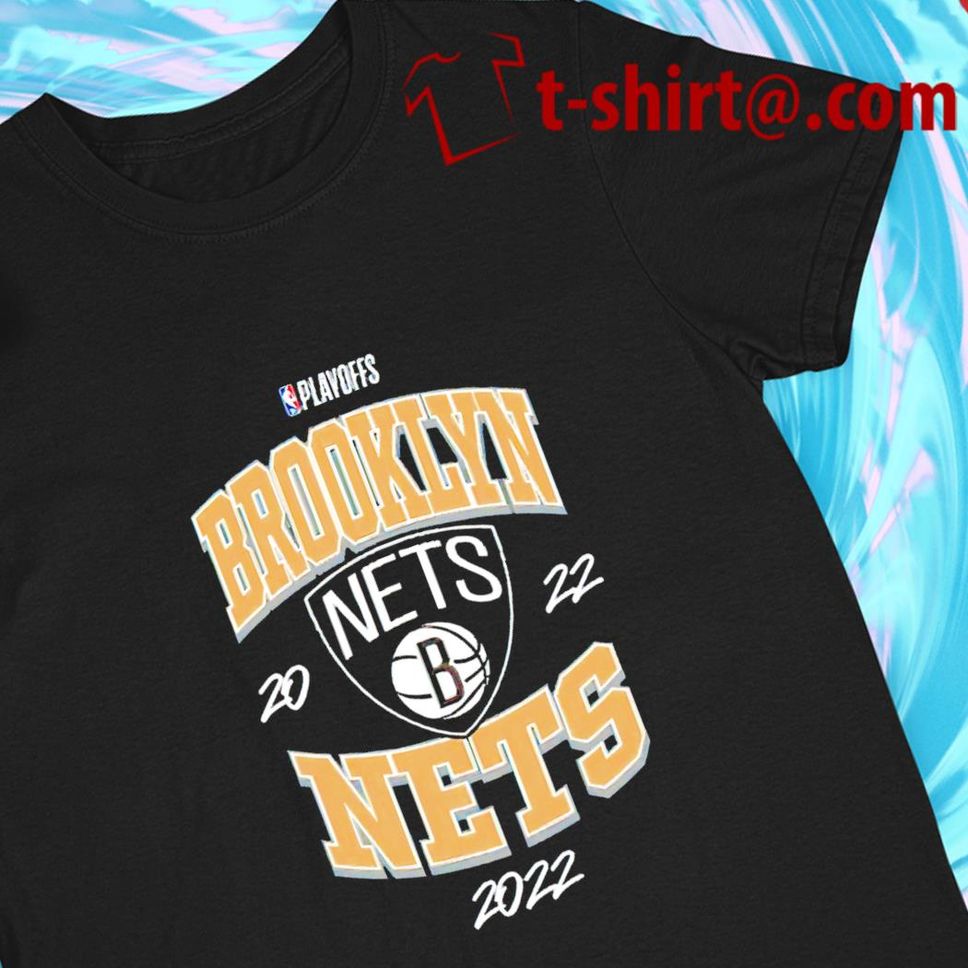 Brooklyn Nets NBA Playoffs 2022 logo Tshirt