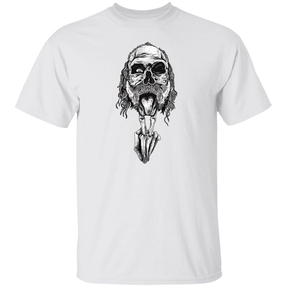 Bunkhouse Butch Give’em Hell Skull Shirt The Coolest Thing Bunkhouse Butch AEW From To Tales From The Crypto Picture Image Tattoo