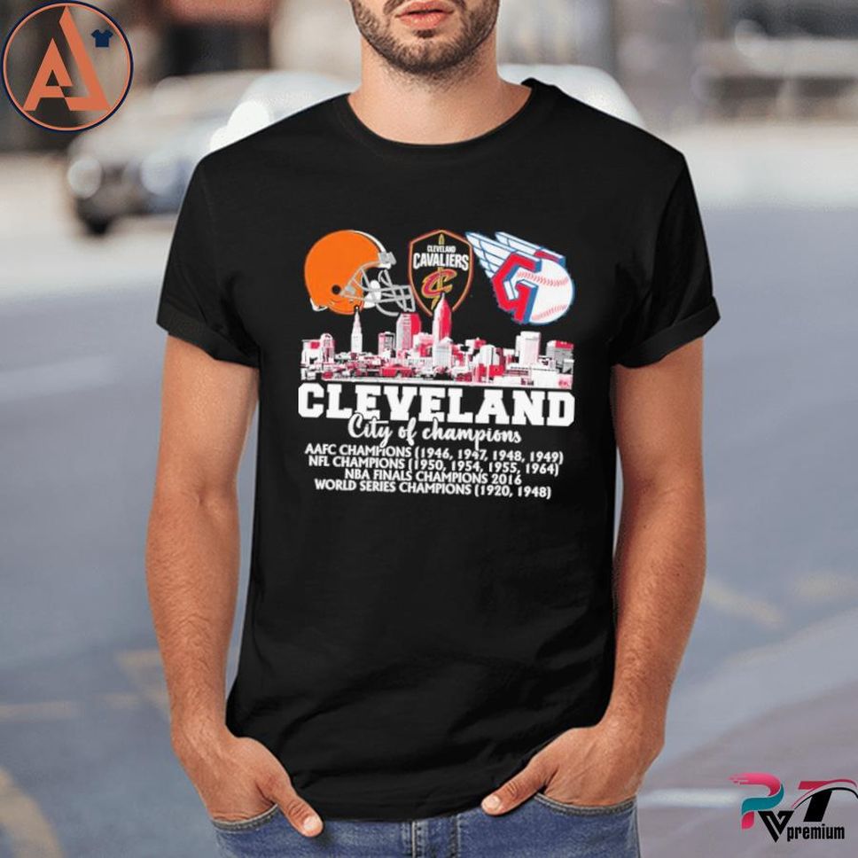 Cleveland City Of Champions AFC Champions NFL Champions Shirt