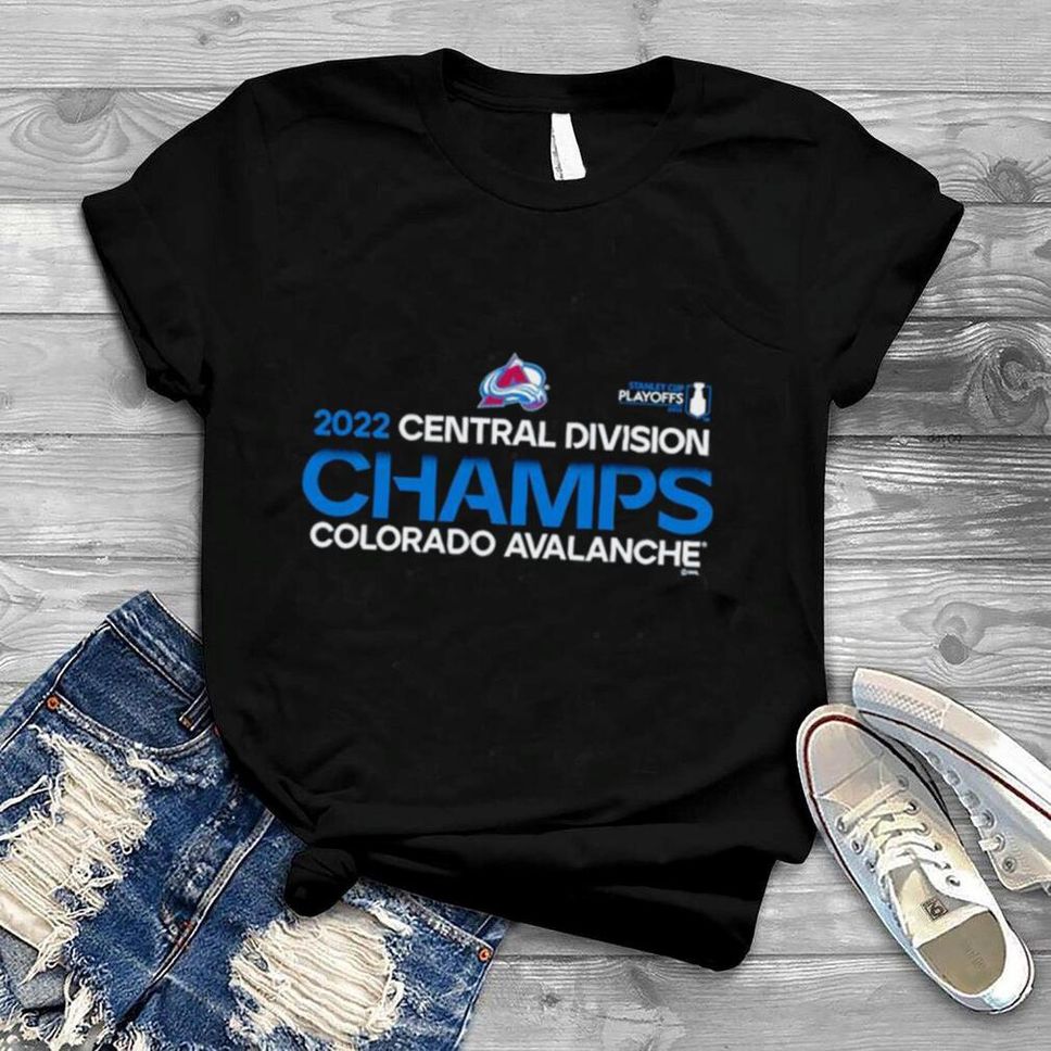 Colorado Avalanche 2022 Central Division Champions T shirt