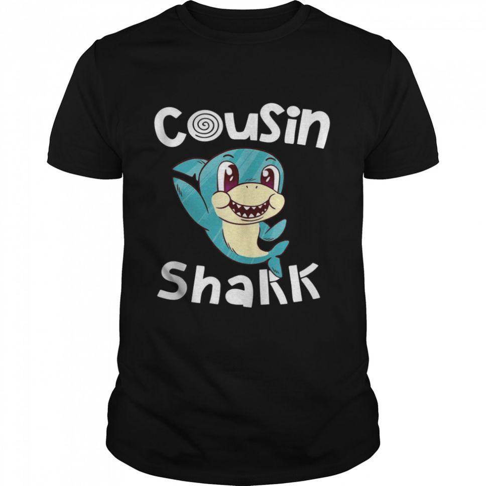 Cousin Shark Family Birthday Vacation Shirt