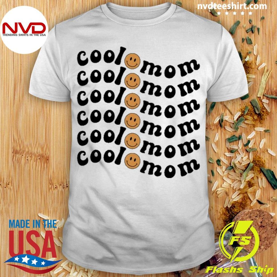 Cream Cool Mom Shirt