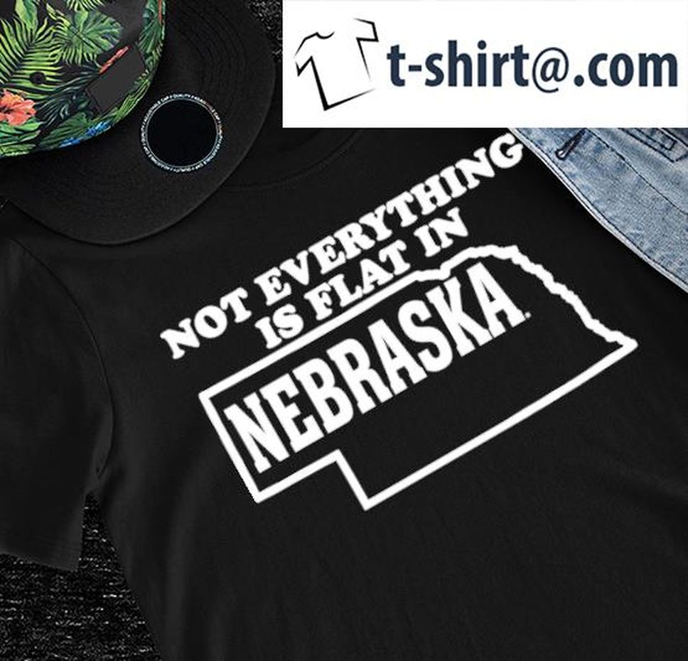 Deb Loves Deplorables not everything is flat in Nebraska map shirt