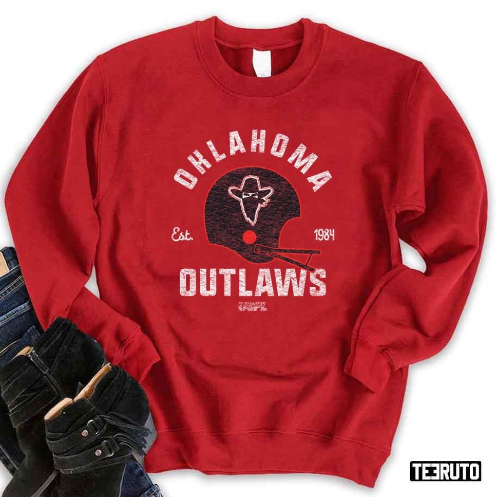Defunct Series Oklahoma Outlaws Unisex Sweatshirt