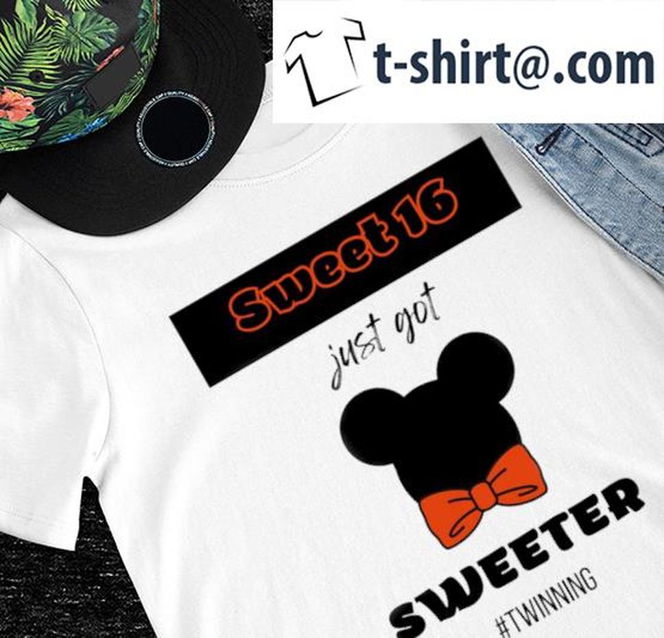 Disney Sweet 16 Just Got Sweeter Twinning Shirt