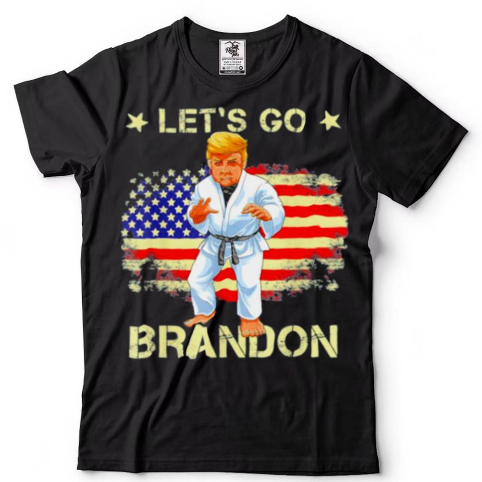 Donald Trump Karate Lets Go Brandon American Flag Shirt Hoodie, Sweter Shirt