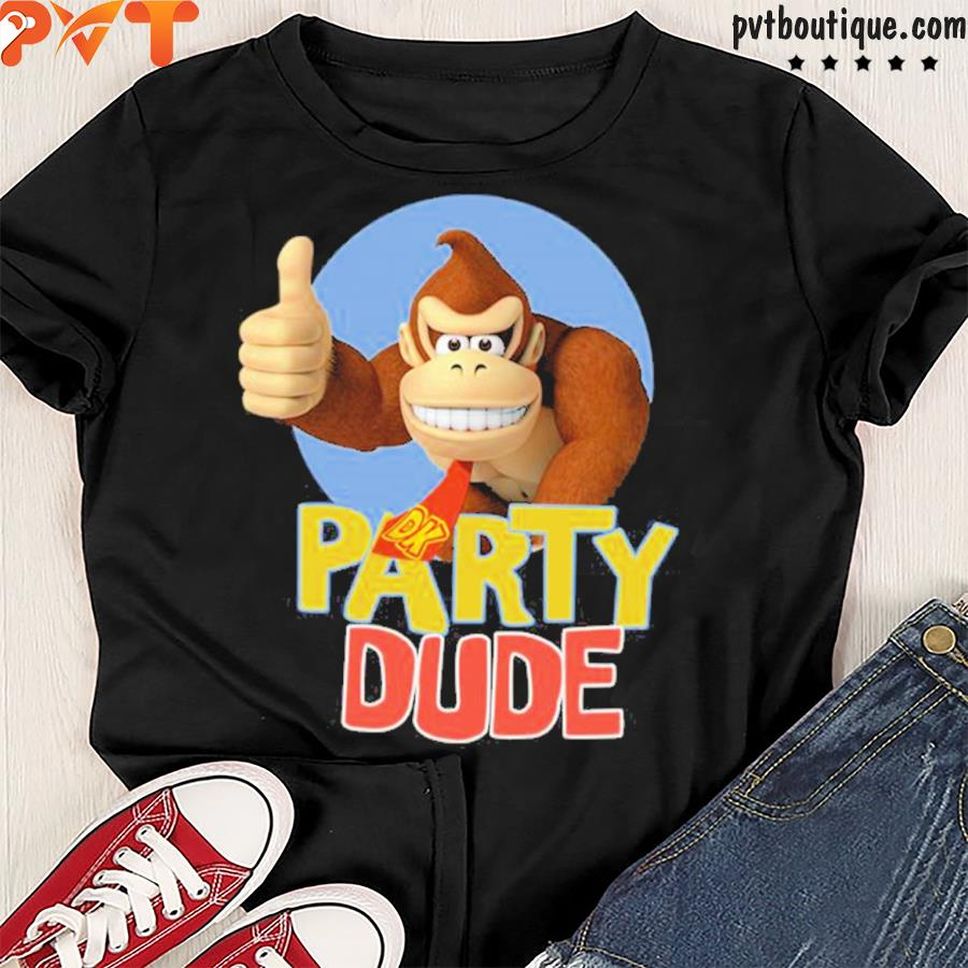 Donkey Kong Party Dude Donkeykongape Shirt