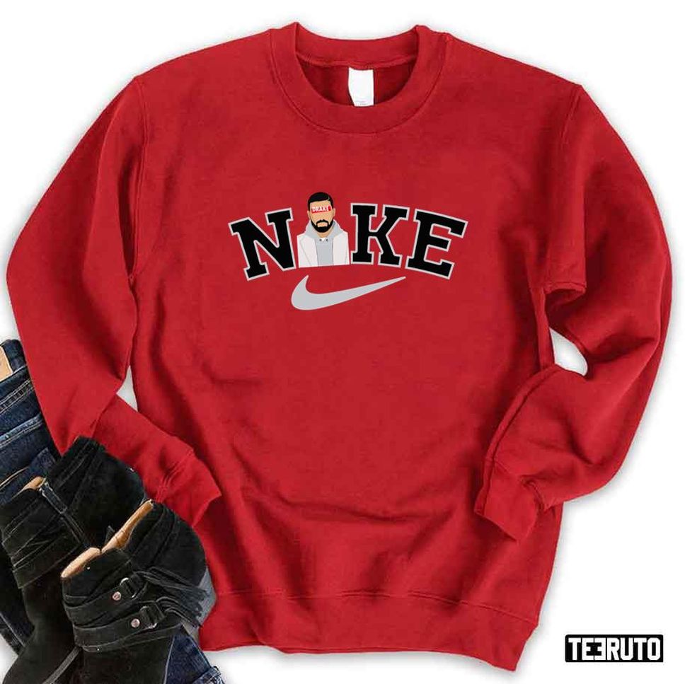 Drake X Nike Logo Minimalist Fanmade Unisex Sweatshirt
