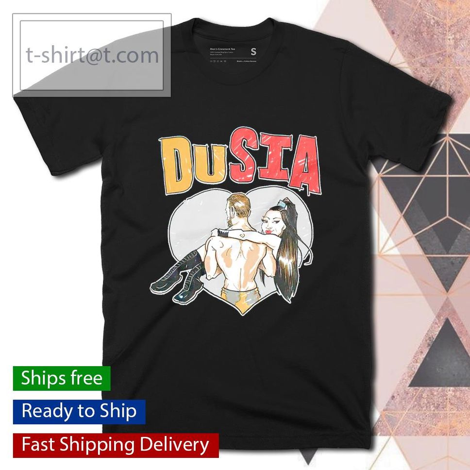 Duke Hudson and Persia Pirotta DuSia shirt