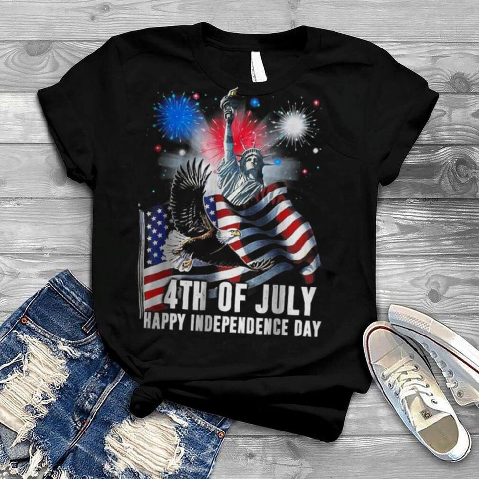 Eagle American Flag Happy Independence Day 4th Of July T Shirt