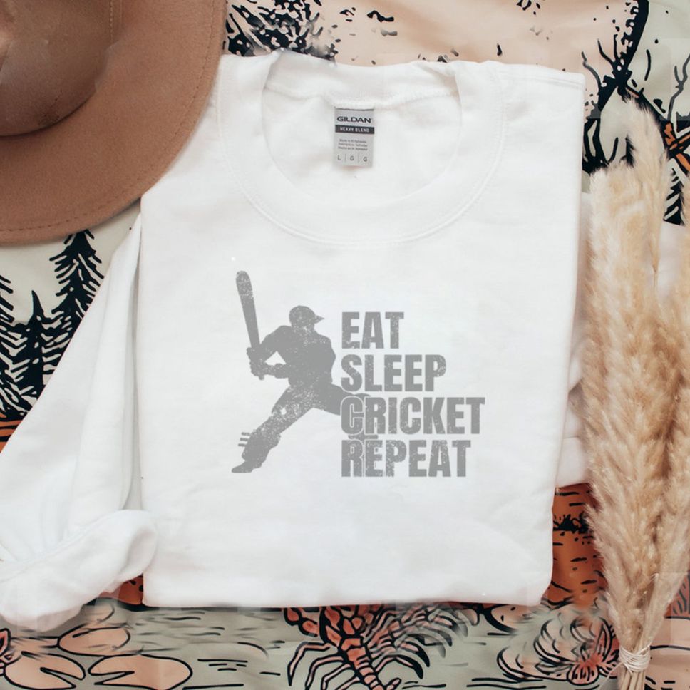 Eat Sleep Cricket Repeat Shirt
