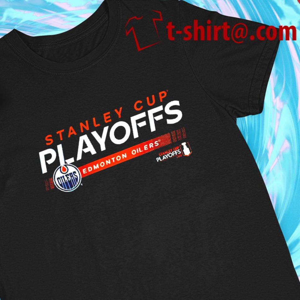 Edmonton Oilers Stanley Cup Playoffs Logo T Shirt
