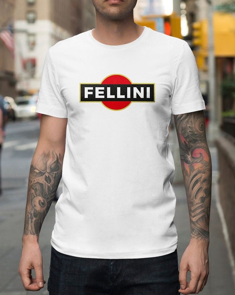 Federico Fellini Martini Italia TShirt Graphic Designer Minimal Helvetica Font Typo Quote Design Tee TShirt Ohmyquote Universal Movie Film