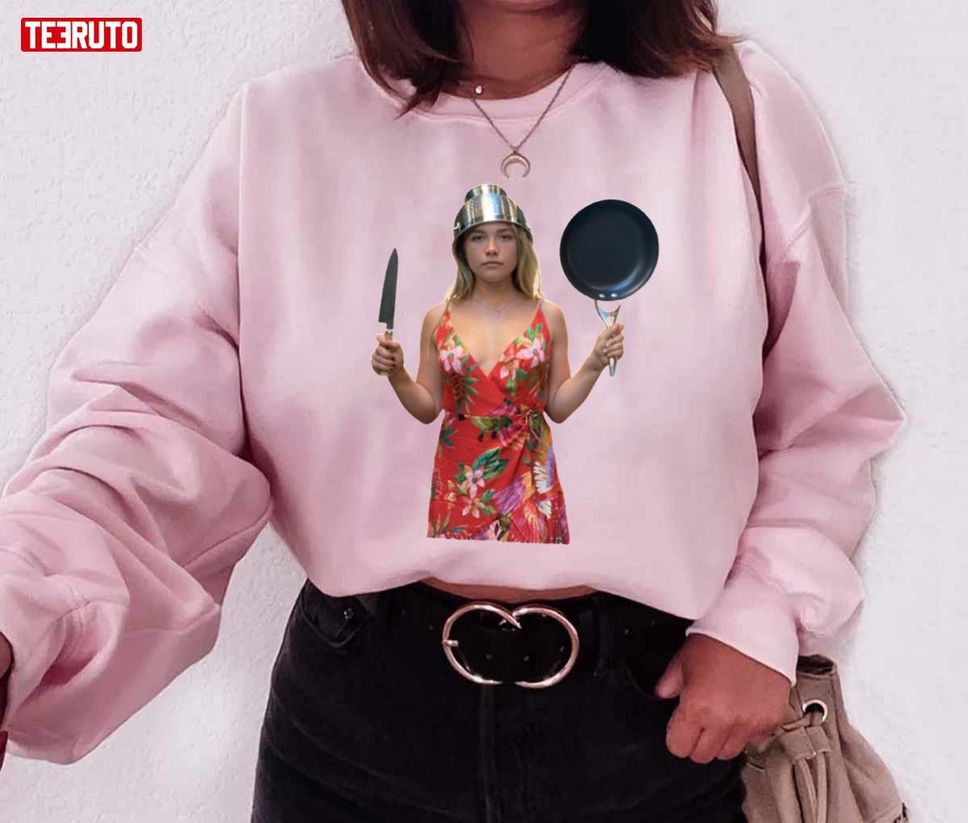 Funny Florence Pugh Cooking With Flo Unisex Sweatshirt