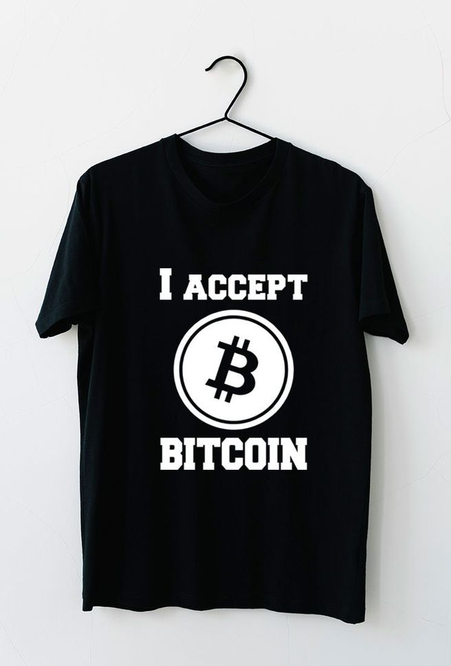 Funny I Accept Bitcoin Cryptocurrency Bitcoin Trading Revolution Crypto Bitcoin Blockchain Unisex TShirt