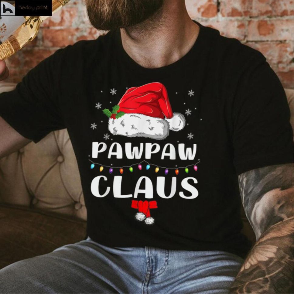 Funny Santa Pawpaw Claus Christmas Matching Family T Shirt Hoodie, Sweater Shirt